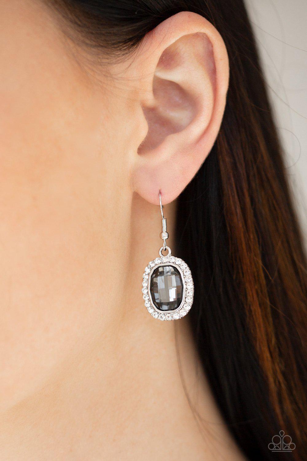 The Modern Monroe - Silver Earring - Paparazzi - Dare2bdazzlin N Jewelry