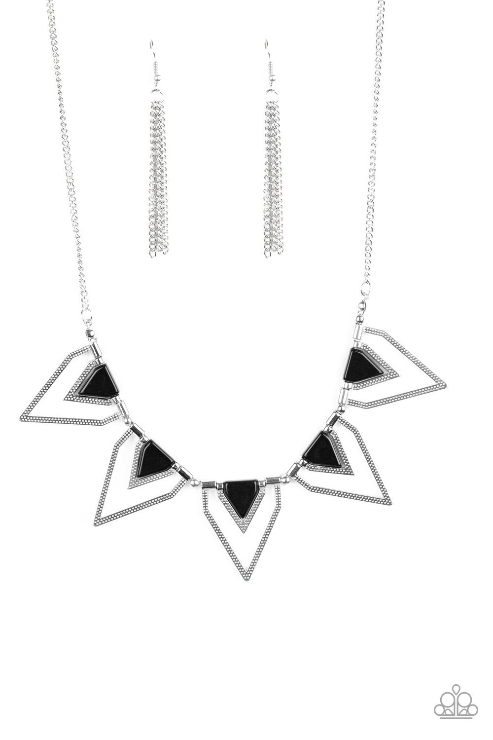 The Pack Leader - Black Necklace - Paparazzi - Dare2bdazzlin N Jewelry