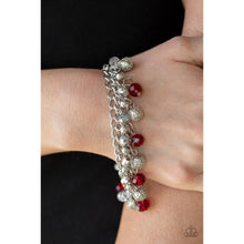 Load image into Gallery viewer, The Party Planner Red Bracelet - Paparazzi - Paparazzi - Dare2bdazzlin N Jewelry
