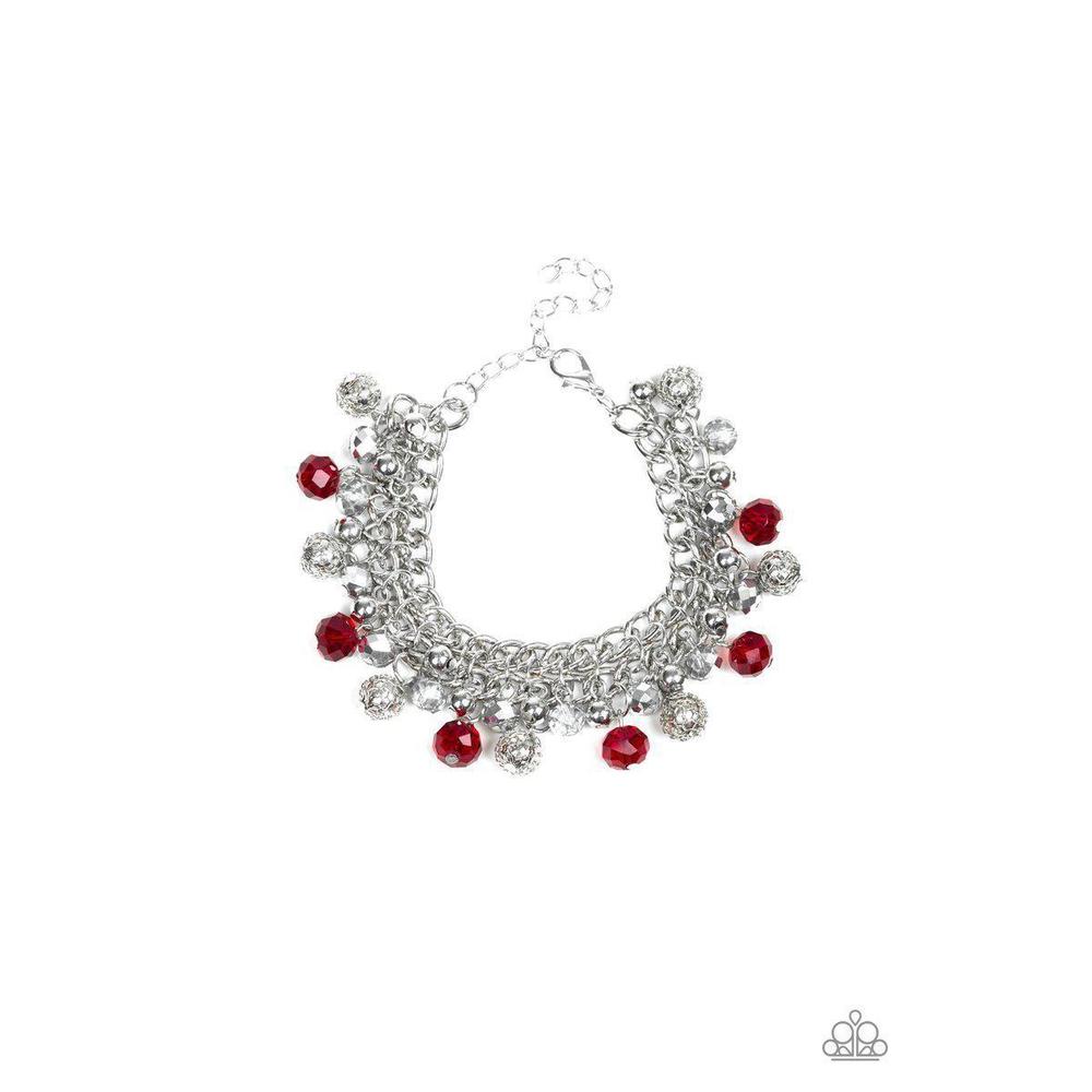 The Party Planner Red Bracelet - Paparazzi - Paparazzi - Dare2bdazzlin N Jewelry