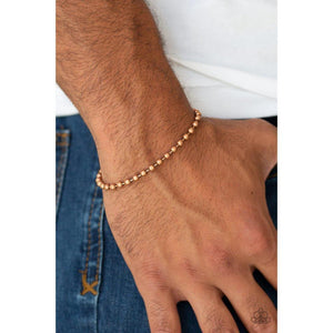 The Recruit Men's Copper Bracelet - Paparazzi - Dare2bdazzlin N Jewelry