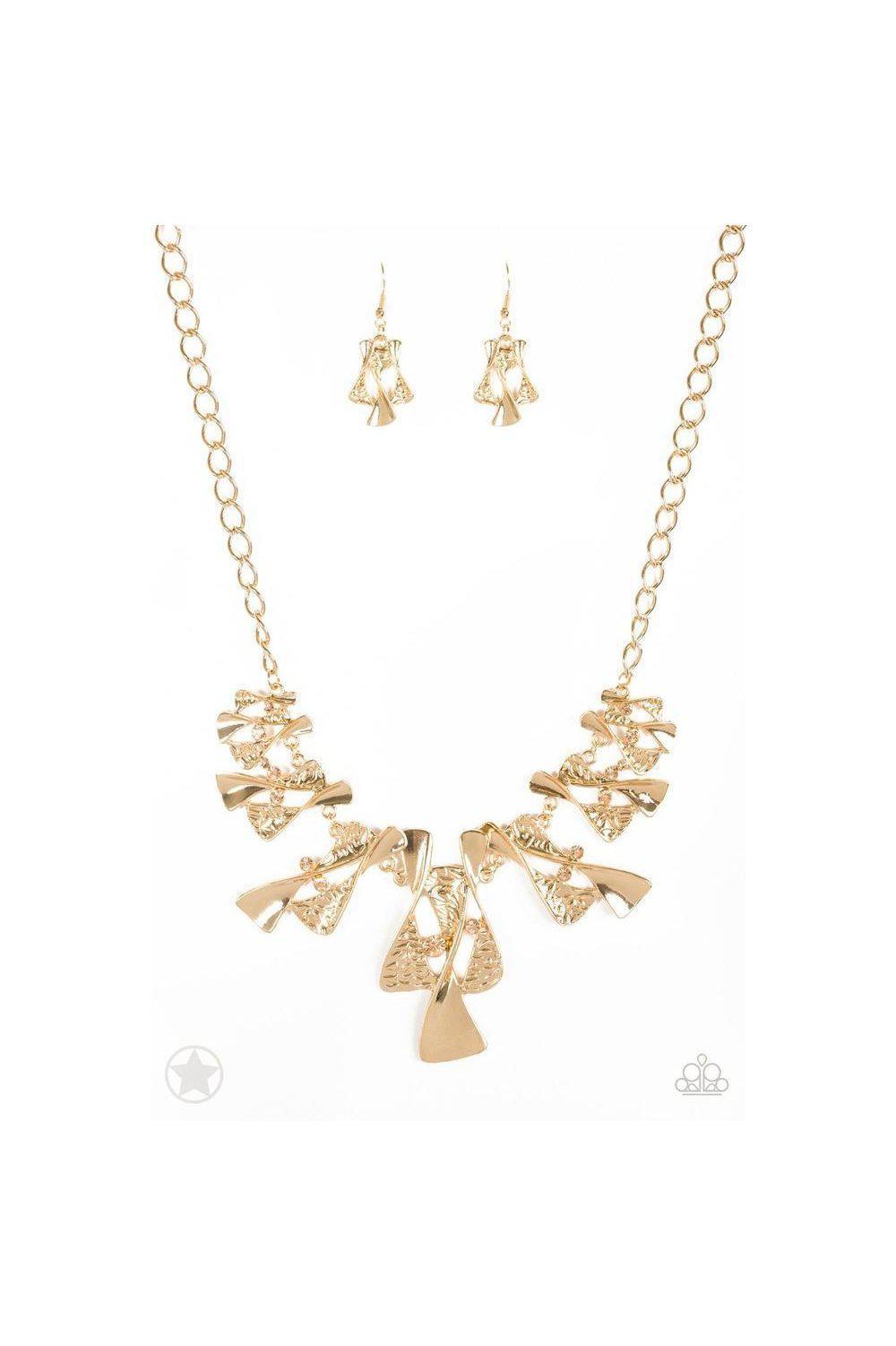 The Sands of Time - Gold Necklace - Paparazzi - Dare2bdazzlin N Jewelry