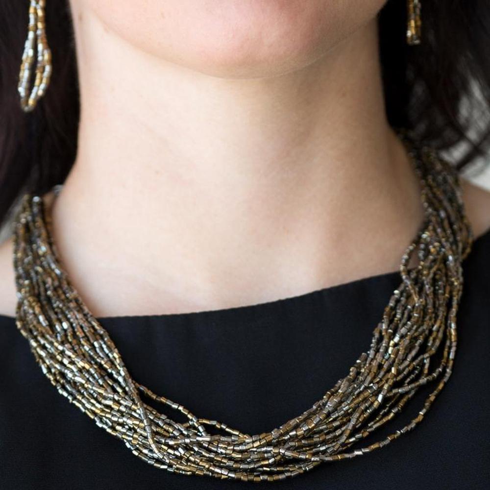The Speed of STARLIGHT- Multi Necklace - Paparazzi - Dare2bdazzlin N Jewelry