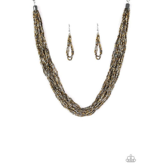 The Speed of STARLIGHT- Multi Necklace - Paparazzi - Dare2bdazzlin N Jewelry