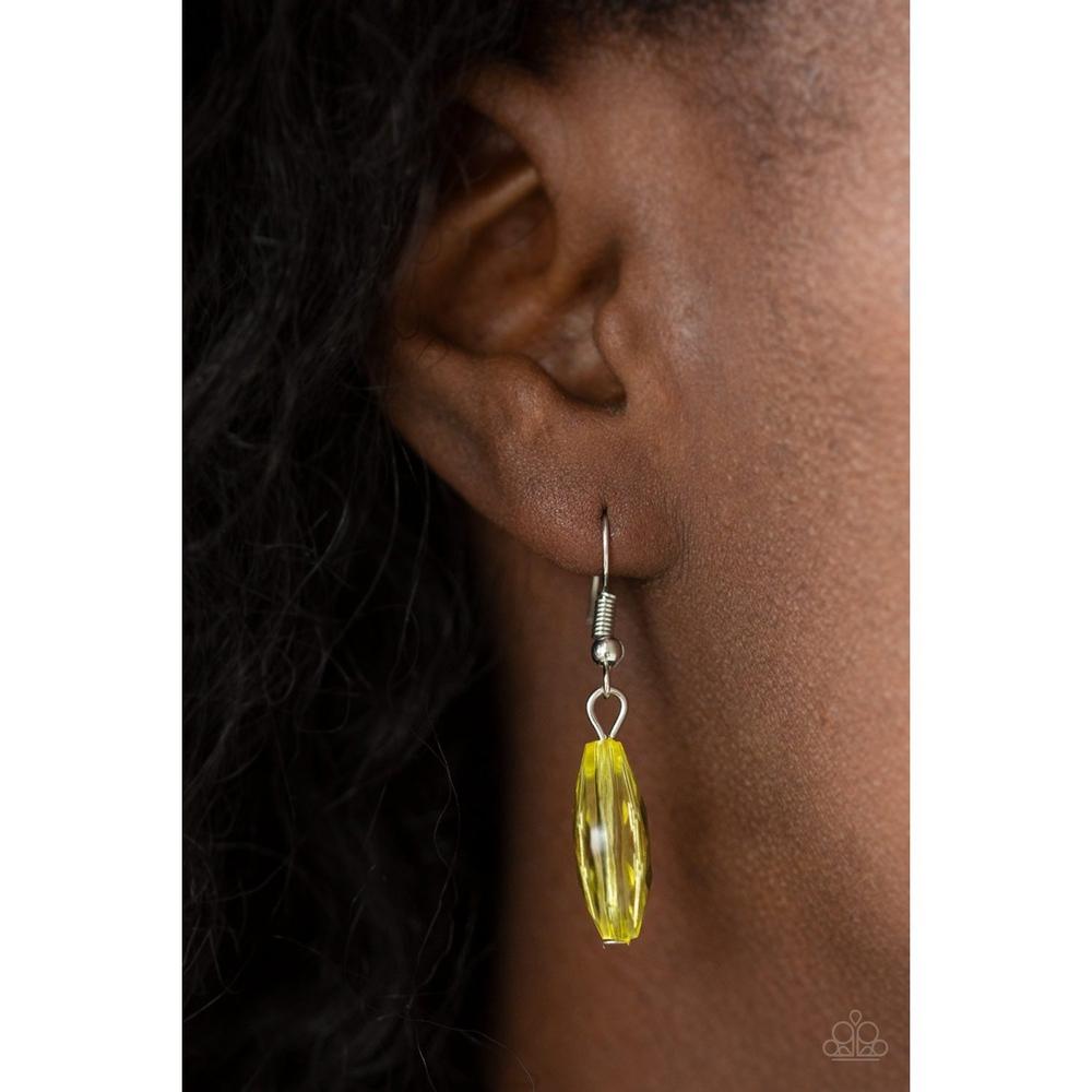 The Tears Left to Cry Yellow Necklace - Paparazzi - Dare2bdazzlin N Jewelry