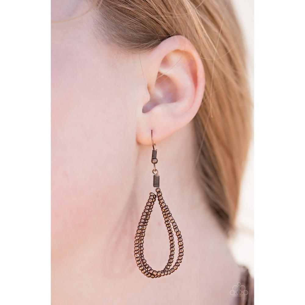 The Texan - Copper Necklace - Paparazzi - Dare2bdazzlin N Jewelry