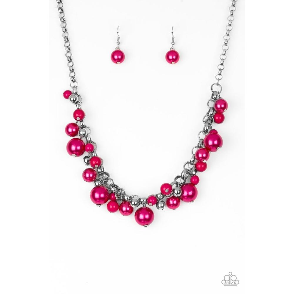 The Upstater Pink Necklace - Paparazzi - Dare2bdazzlin N Jewelry