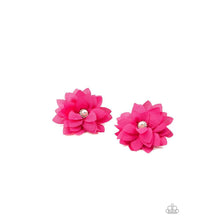 Load image into Gallery viewer, Things That Go BLOOM! - Pink Hair Clip - Paparazzi - Dare2bdazzlin N Jewelry

