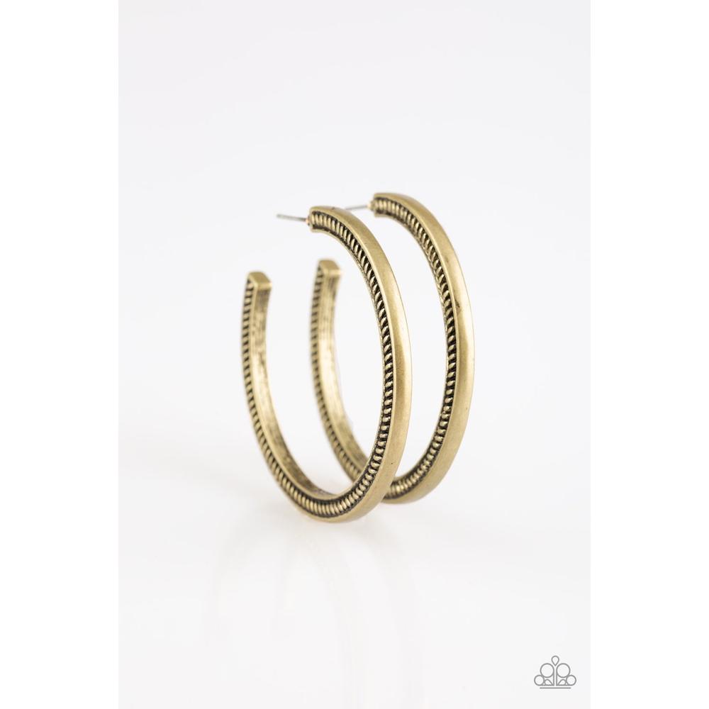 This Is My Tribe - Brass Earrings - Paparazzi - Dare2bdazzlin N Jewelry
