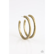 Load image into Gallery viewer, This Is My Tribe - Brass Earrings - Paparazzi - Dare2bdazzlin N Jewelry
