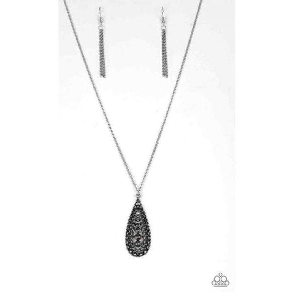 Tiki Tease Black Necklace - Paparazzi - Dare2bdazzlin N Jewelry
