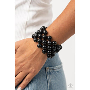 Tiki Tropicana - Black Bracelet - Paparazzi - Dare2bdazzlin N Jewelry