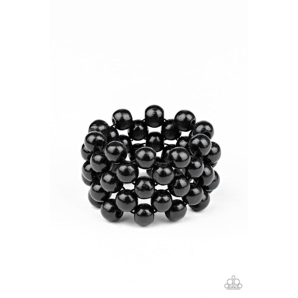 Tiki Tropicana - Black Bracelet - Paparazzi - Dare2bdazzlin N Jewelry