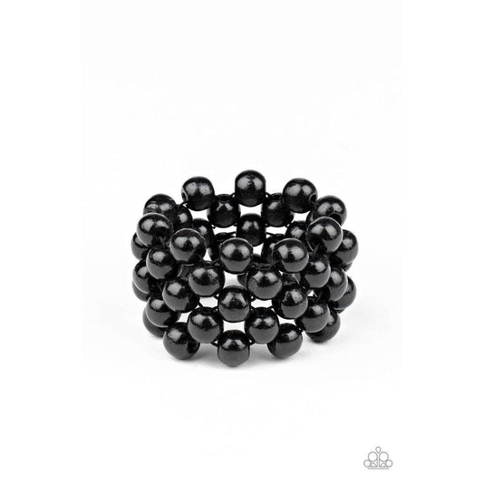 Tiki Tropicana - Black Bracelet - Paparazzi - Dare2bdazzlin N Jewelry
