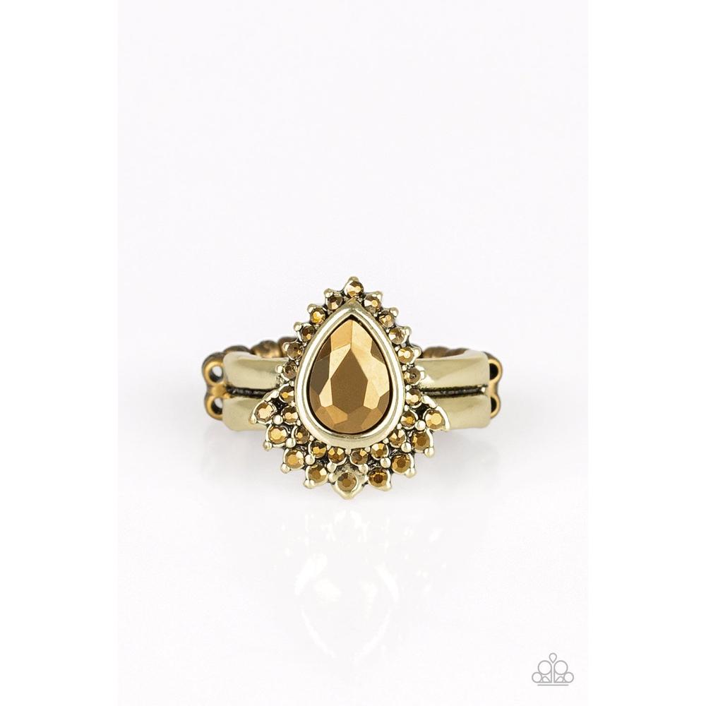 Till QUEENDOM Come Brass Ring - Paparazzi - Dare2bdazzlin N Jewelry