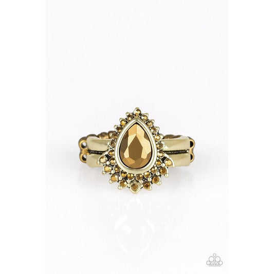 Till QUEENDOM Come Brass Ring - Paparazzi - Dare2bdazzlin N Jewelry