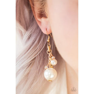 Timelessly Traditional - Gold Earring - Paparazzi - Dare2bdazzlin N Jewelry