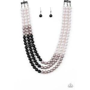 Times Square Starlet Black Necklace - Paparazzi - Dare2bdazzlin N Jewelry