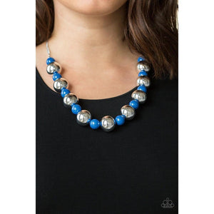 Top Pop - Blue Necklace - Paparazzi - Dare2bdazzlin N Jewelry