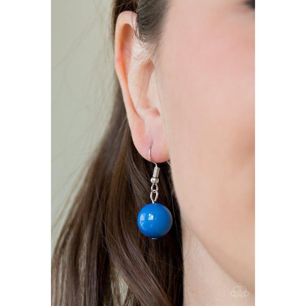 Top Pop - Blue Necklace - Paparazzi - Dare2bdazzlin N Jewelry