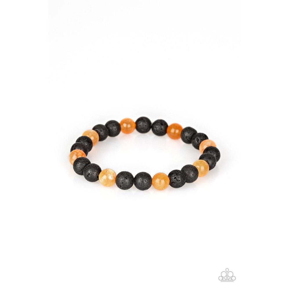 Top Ten Zen Orange Urban Bracelet - Paparazzi - Dare2bdazzlin N Jewelry