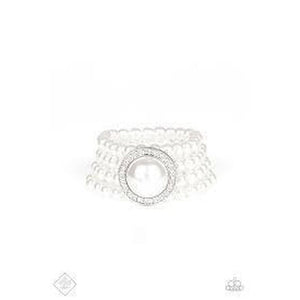 Top Tier Twinkle White Bracelet - Paparazzi - Dare2bdazzlin N Jewelry