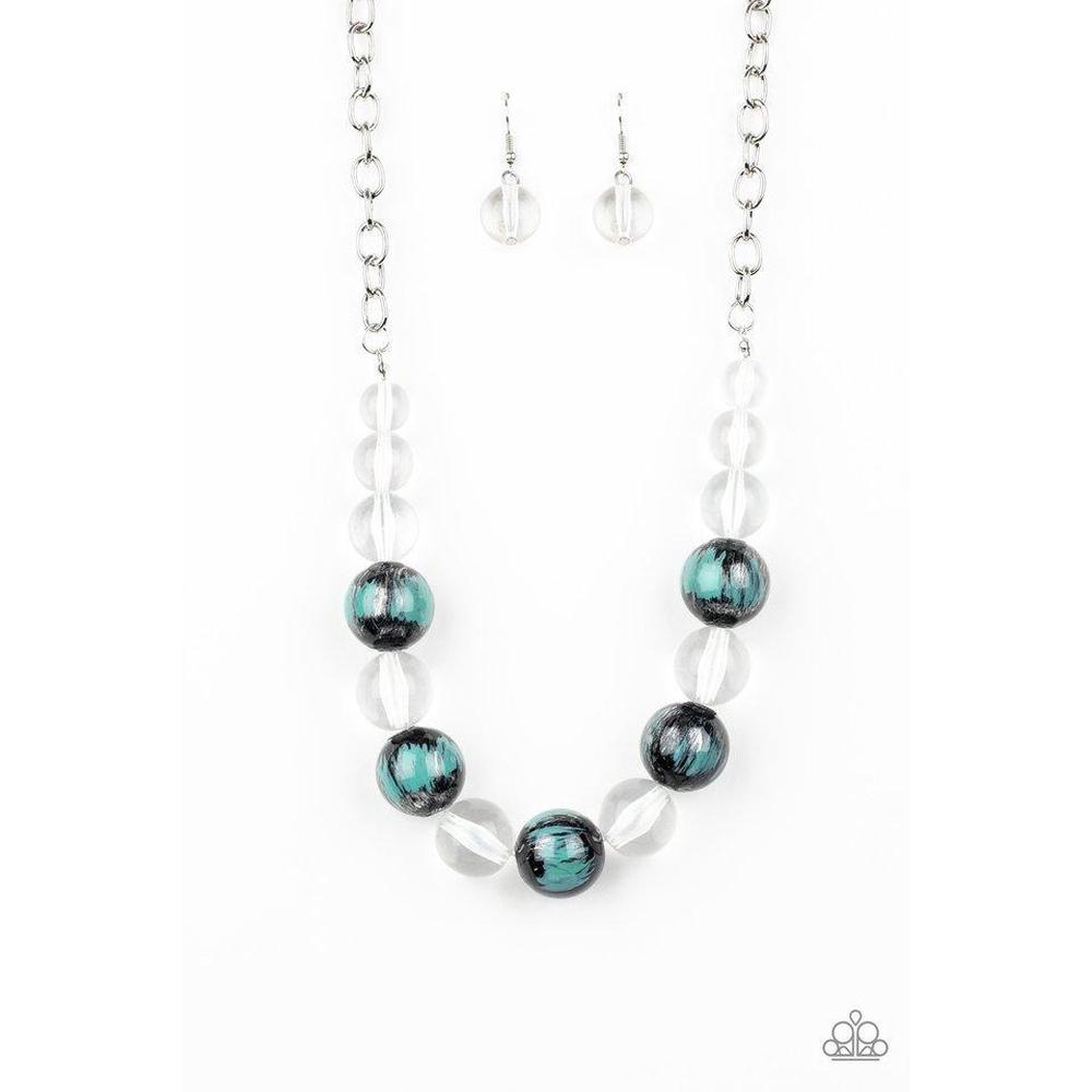 Torrid Tide - Blue Necklace - Paparazzi - Dare2bdazzlin N Jewelry