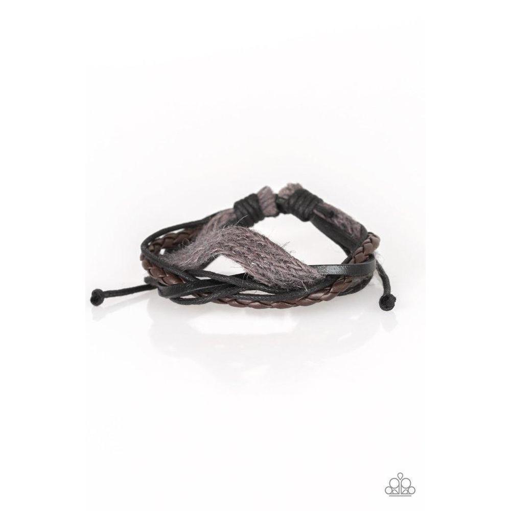 Total Trekker - Black Urban Bracelet - Paparazzi - Dare2bdazzlin N Jewelry