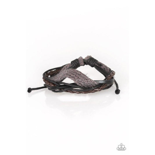 Total Trekker - Black Urban Bracelet - Paparazzi - Dare2bdazzlin N Jewelry