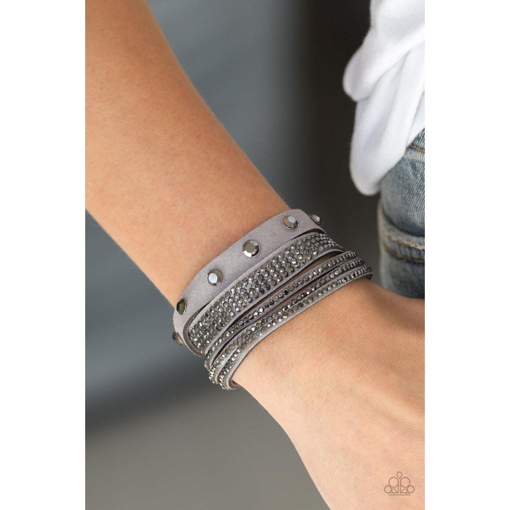 Totally Rockable - Silver Bracelet - Paparazzi - Dare2bdazzlin N Jewelry