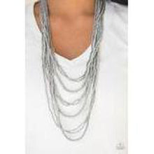 Load image into Gallery viewer, Totally Tonga Gray Necklace - Dare2bdazzlin N Jewelry
