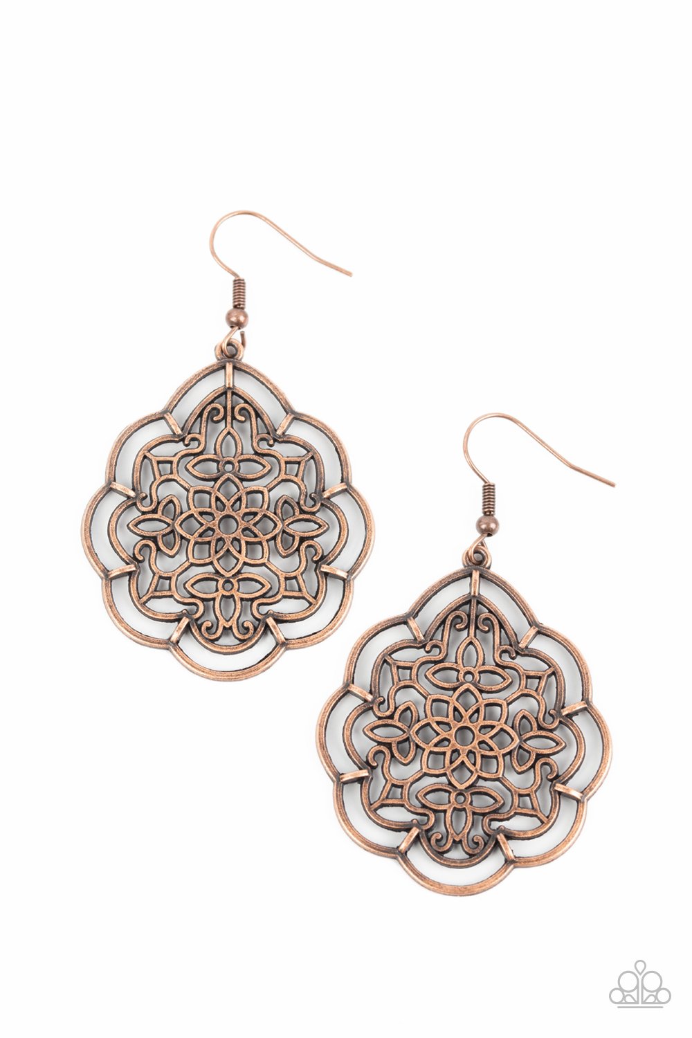 Tour de Taj Mahal - Copper Earring - Paparazzi - Dare2bdazzlin N Jewelry