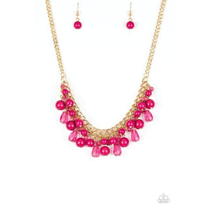 Tour de Trendsetter Pink Necklace - Paparazzi - Dare2bdazzlin N Jewelry