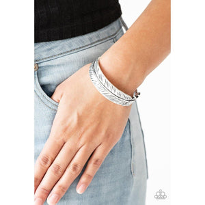 Tra-QUILL-ity Silver Bracelet - Paparazzi - Dare2bdazzlin N Jewelry