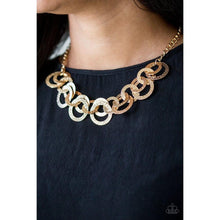 Load image into Gallery viewer, Treasure Tease Gold Necklace - Paparazzi - Dare2bdazzlin N Jewelry
