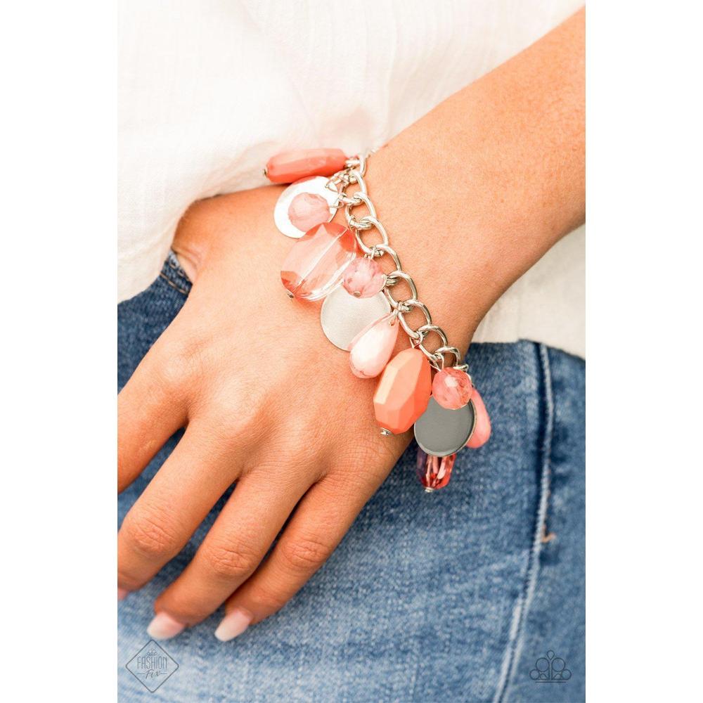 Treasure Trippin Orange Bracelet - Paparazzi - Dare2bdazzlin N Jewelry