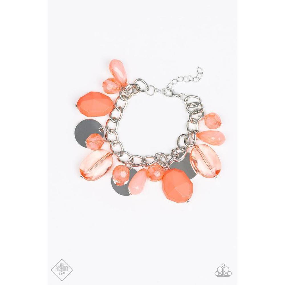 Treasure Trippin Orange Bracelet - Paparazzi - Dare2bdazzlin N Jewelry