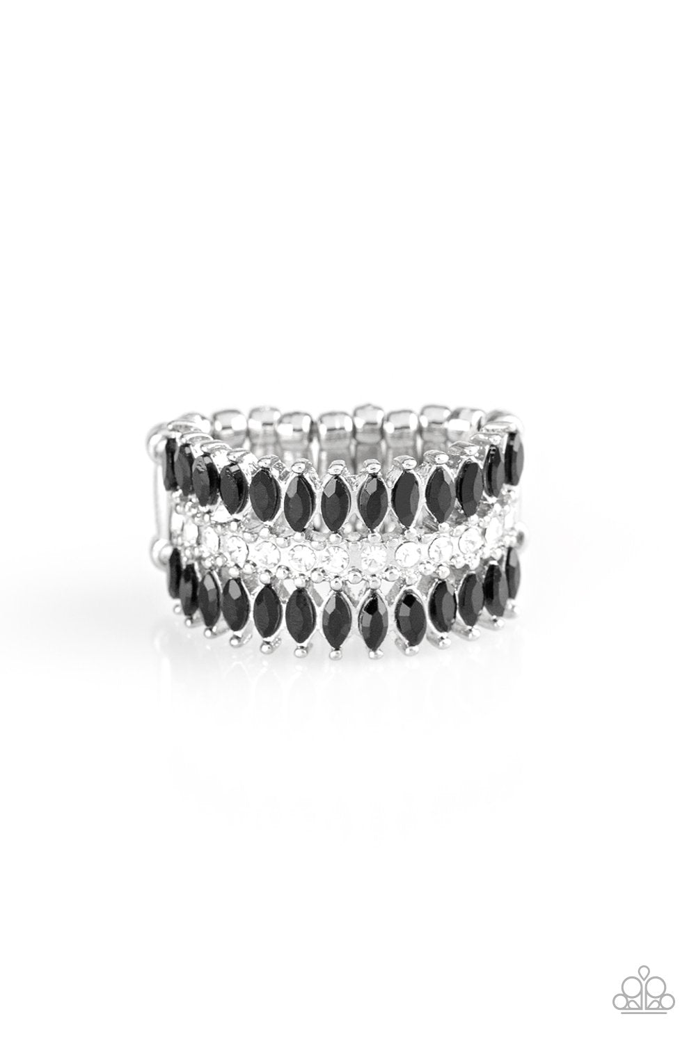 Treasury Fund - Black Ring - Paparazzi - Dare2bdazzlin N Jewelry