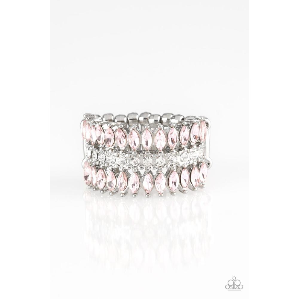 Treasury Fund - Pink Ring - Paparazzi - Paparazzi - Dare2bdazzlin N Jewelry