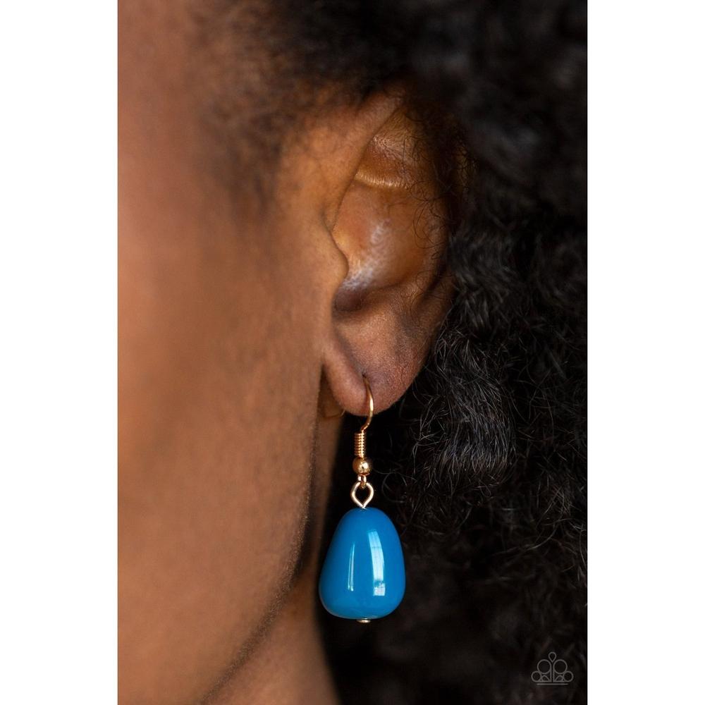 Trend Status Blue Necklace - Paparazzi - Dare2bdazzlin N Jewelry