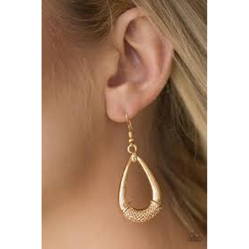 Trending Texture Earrings - Paparazzi - Dare2bdazzlin N Jewelry