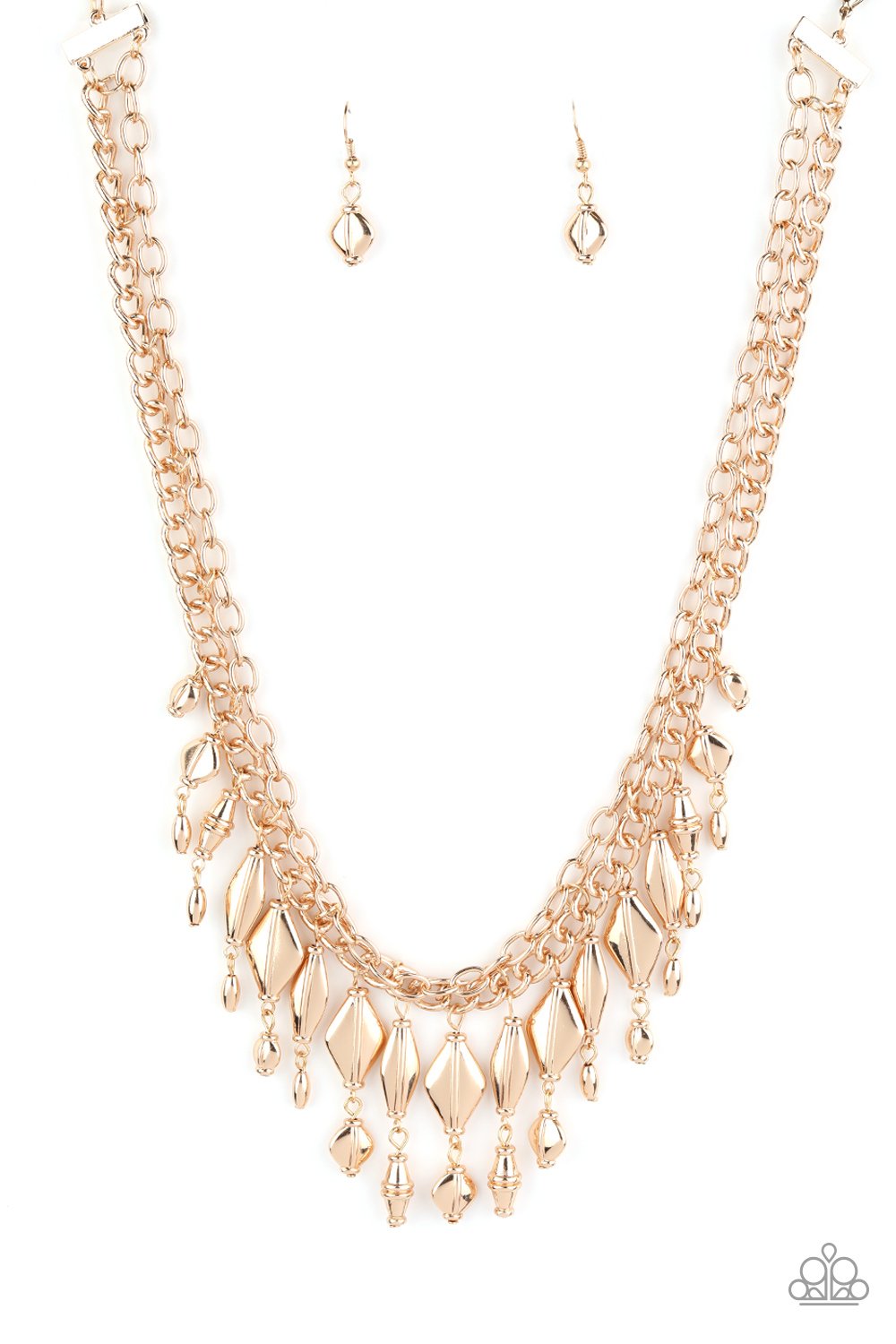 Trinket Trade - Gold Necklace - Paparazzi - Dare2bdazzlin N Jewelry