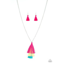 Load image into Gallery viewer, Triple The Tassel - Multi Necklace - Paparazzi - Dare2bdazzlin N Jewelry
