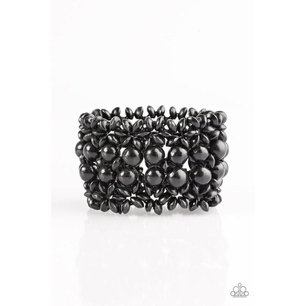 Tropical Bliss - Black Bracelet - Paparazzi - Dare2bdazzlin N Jewelry
