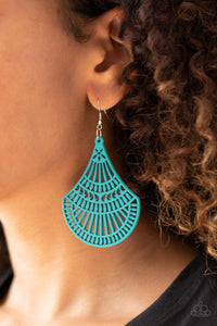 Tropical Tempest - Blue Earring - Paparazzi - Dare2bdazzlin N Jewelry