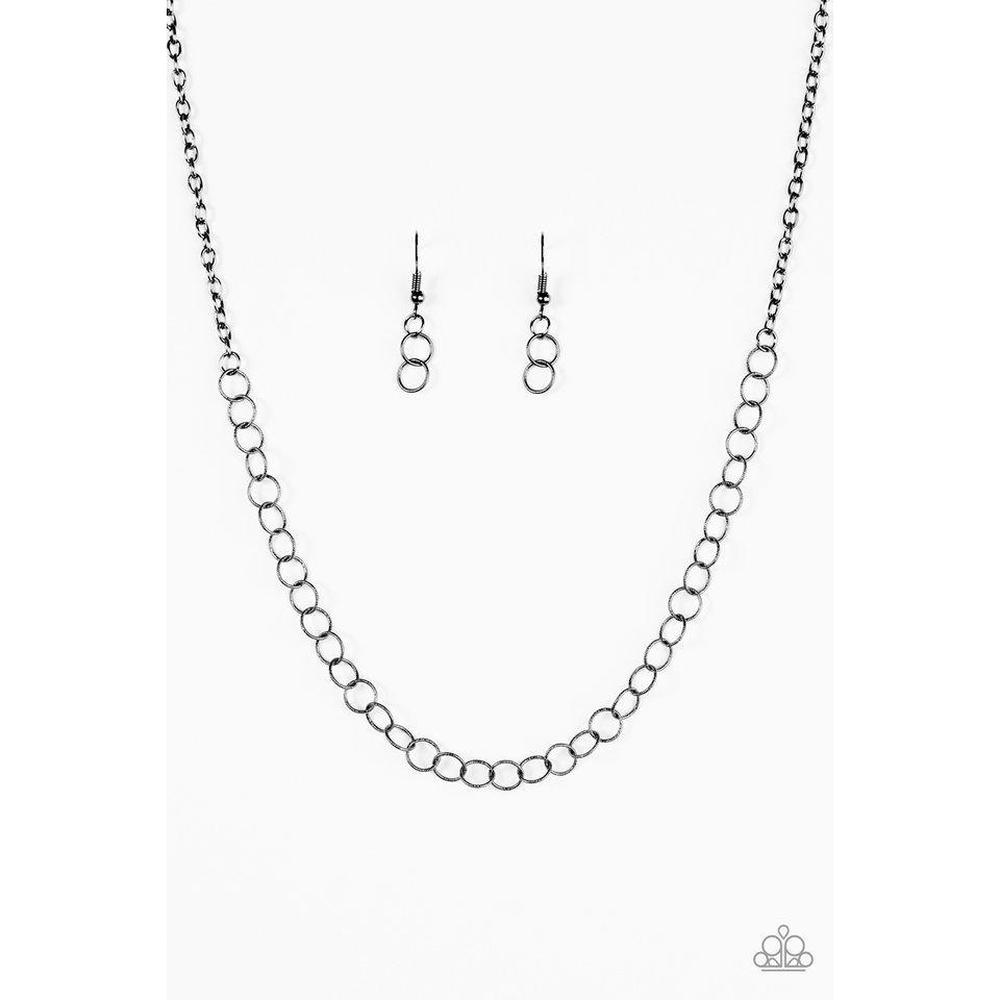 Try On For Size - Black Necklace - Paparazzi - Dare2bdazzlin N Jewelry