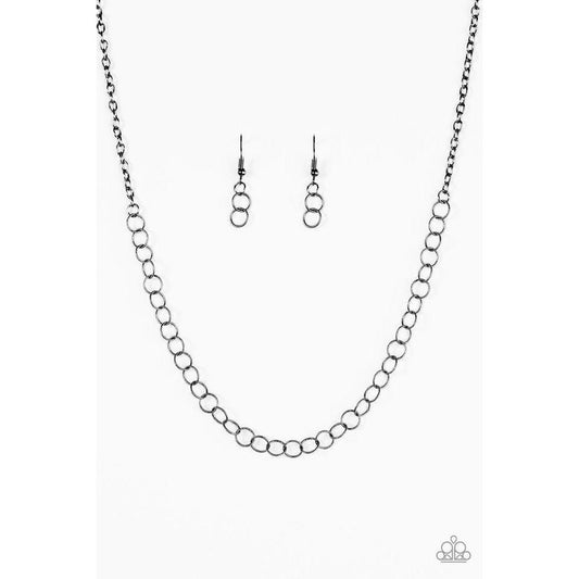 Try On For Size - Black Necklace - Paparazzi - Dare2bdazzlin N Jewelry