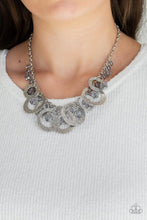 Load image into Gallery viewer, Turn It Up - Silver Necklace - Paparazzi - Dare2bdazzlin N Jewelry
