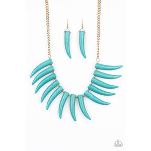 Tusk Tundra - Blue Necklace - Paparazzi - Dare2bdazzlin N Jewelry