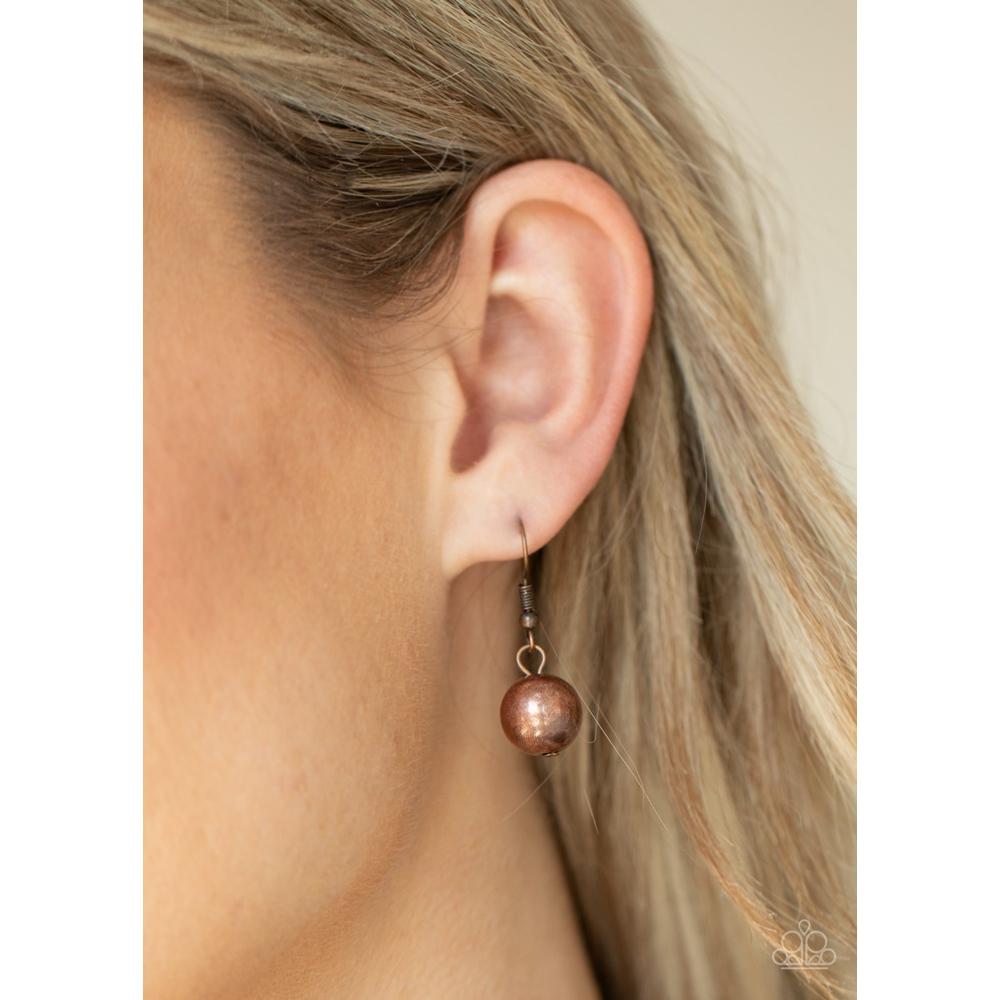 Twinkle Twinkle, Im The Star - Copper Necklace - Paparazzi - Dare2bdazzlin N Jewelry